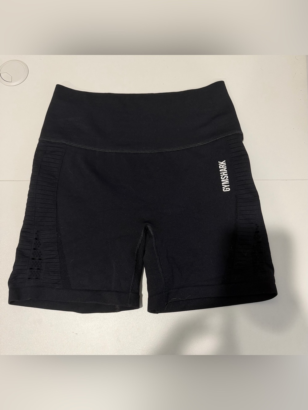 Gymshark Black Seamless High-Waist Bike Shorts